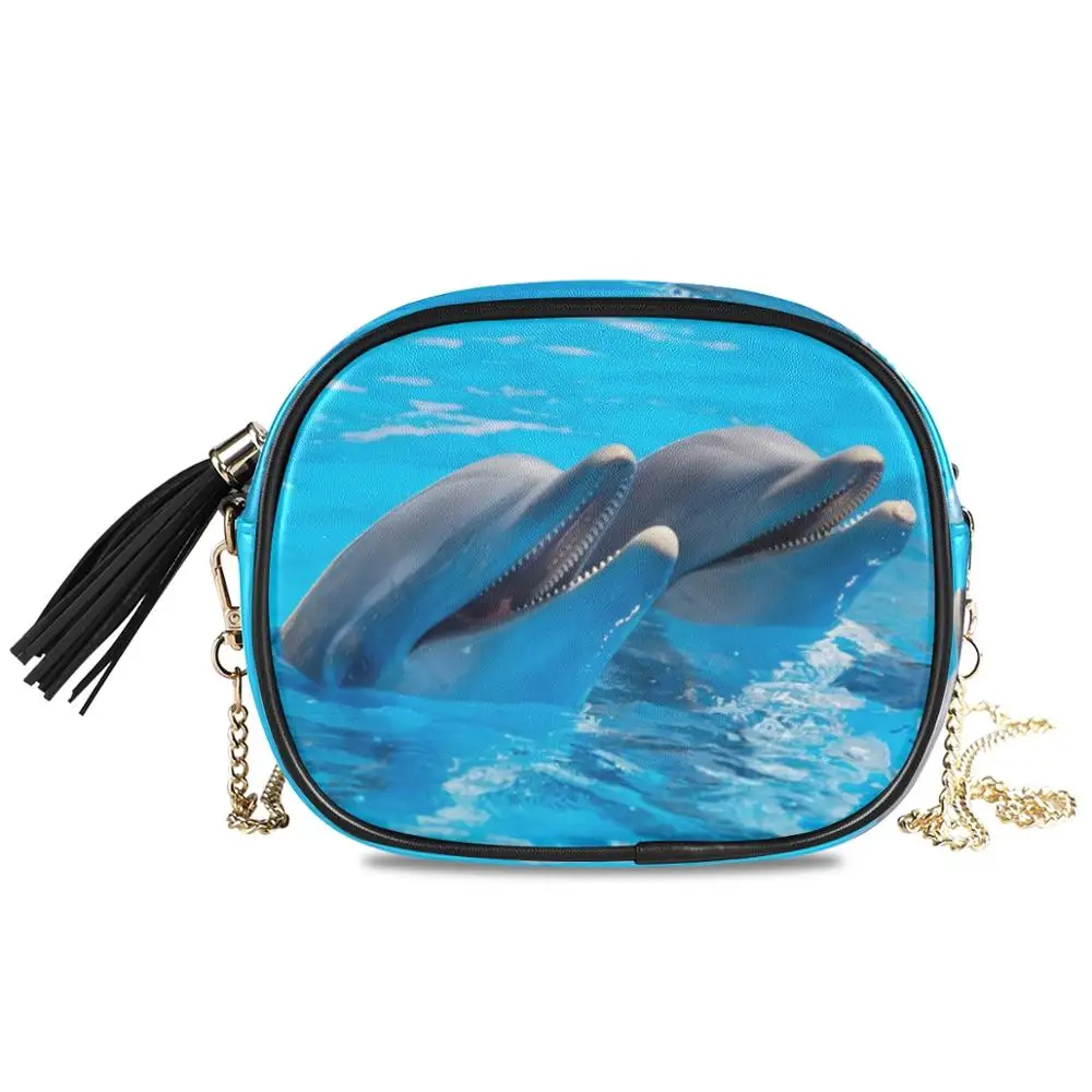 женские маленькие сумки-мессенджеры повседневная сумка через плечо дельфины мода ретро кисточка сумочка женская сумка через плечо на молнии женские сумки-тотализаторы