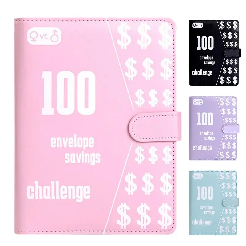 100-процентный блокнот для планирования бюджета с конвертами для наличных, сберегательным блокнотом и сложными конвертами для наличных, позволяющими экономить деньги