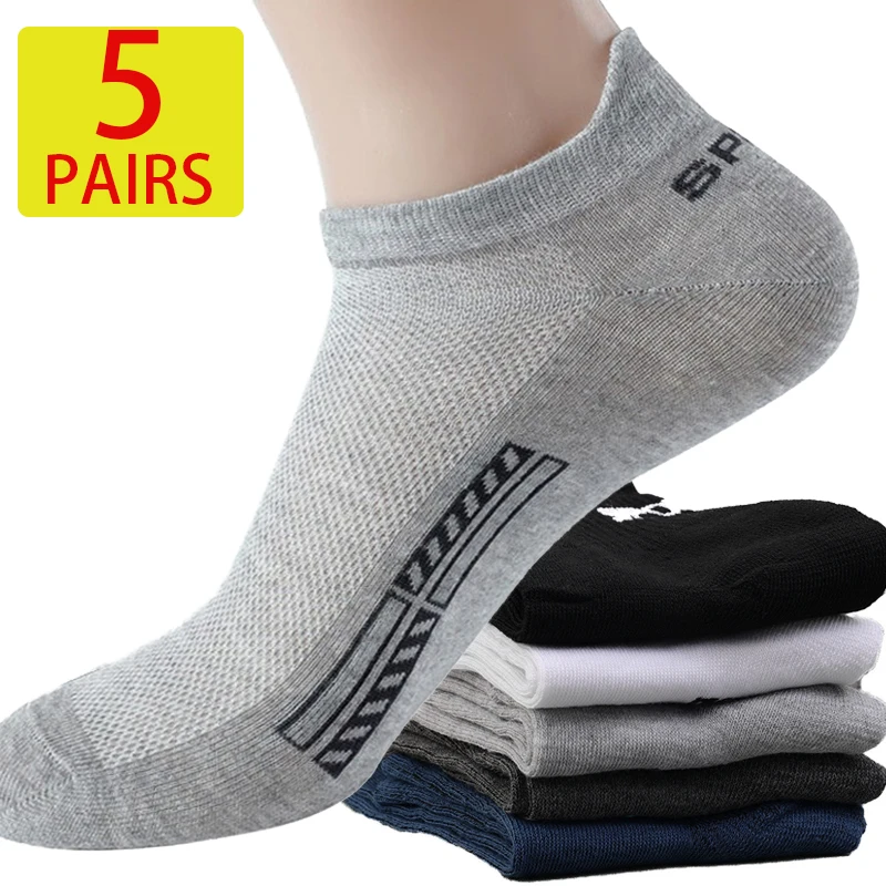 10 Пар Дышащих Хлопчатобумажных спортивных носков для бега Мужские Носки больших размеров Осень Зима Высококачественные Модные Повседневные Мужские Подарки Sox