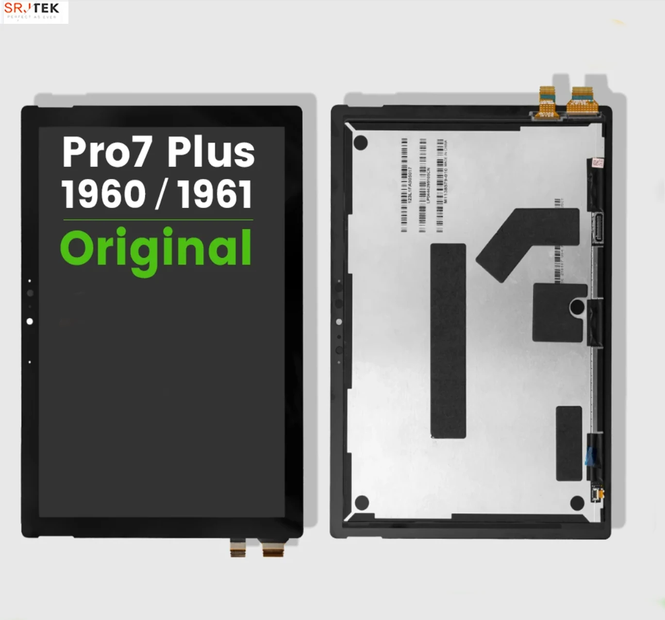 AAA + Оригинал Для Microsoft Surface Pro 7 Plus 1960 1961 ЖК-дисплей С Сенсорным Экраном и Цифровым Преобразователем В Сборе Для Surface Pro 7 Plus LCD
