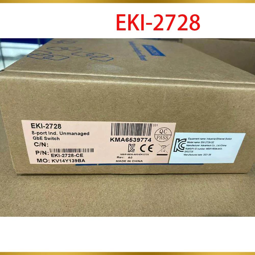 Для Advantech EKI-2728-CE 8-портовый гигабитный промышленный коммутатор EKI-2728