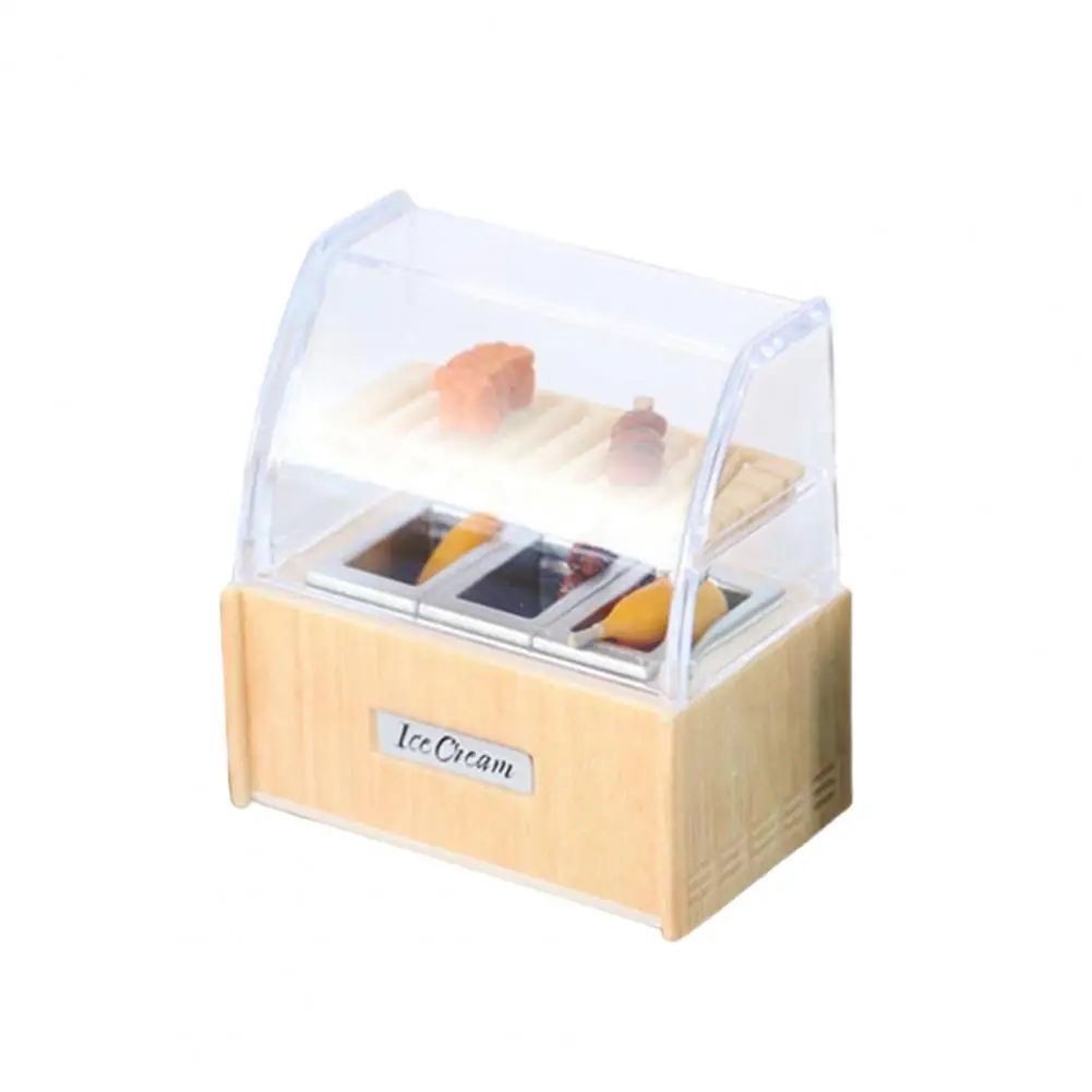 Мини-шкаф для тортов 1 комплект, Нежный, реалистично выглядящий, Износостойкий Миниатюрный шкаф для тортов, форма для пищевых продуктов, Микро-пейзаж