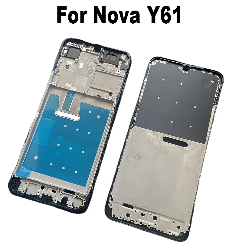 Оригинал для Huawei Nova Y61 Передняя рамка Средний корпус Рамка шасси Лицевая панель Держатель ЖК-экрана Запчасти