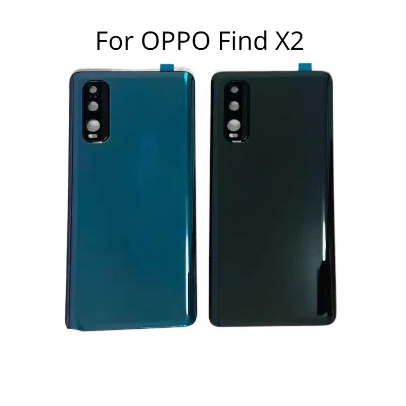Совершенно новый и высококачественный Для OPPO Find X2 Аккумуляторная батарея Задняя крышка Дверцы Корпуса Задняя крышка Батарейного Отсека Замена линз
