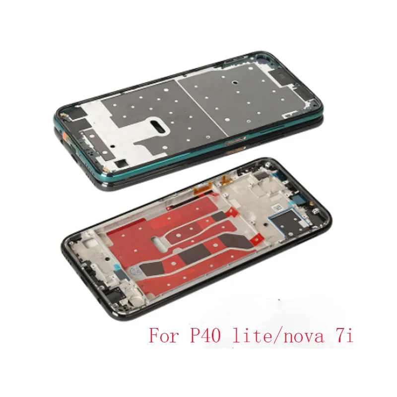 Для Huawei P40 LITE/Nova 7i /6SE 6 SE Детали корпуса Средней Рамки, Только Крышка Средней пластины, Замена Рамки ЖК-дисплея