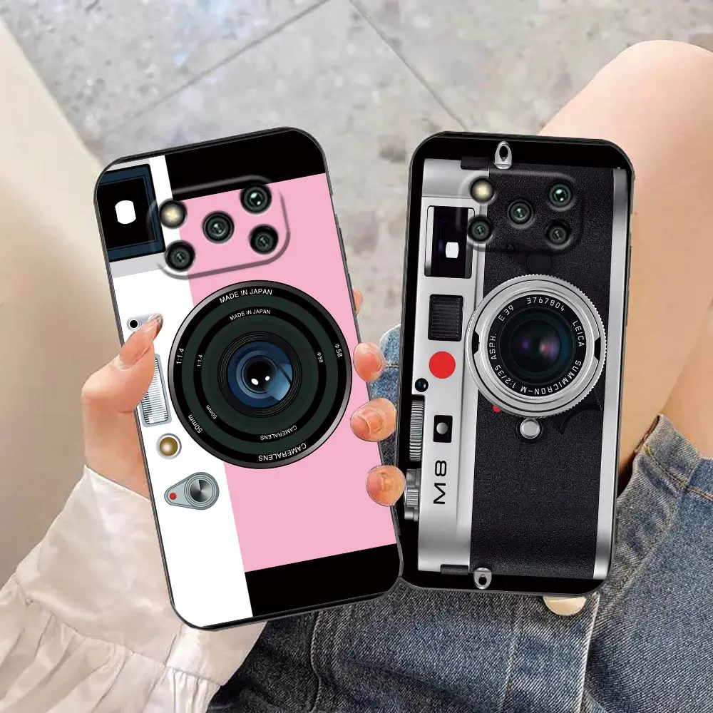 Чехол Для Xiaomi Mi Note 10 3 Lite Poco X5 M5 M4 C40 F4 X4 X3 M3 F3 GT Pro Nfc 5G 4G Mix 3 2S 2 Play Классический Модный Объектив Камеры
