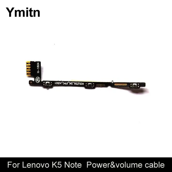 100% Новый корпус Ymitn Boot Power volume Гибкий кабель кнопка включения маленькая боковая клавиша платы для Lenovo K5 Note