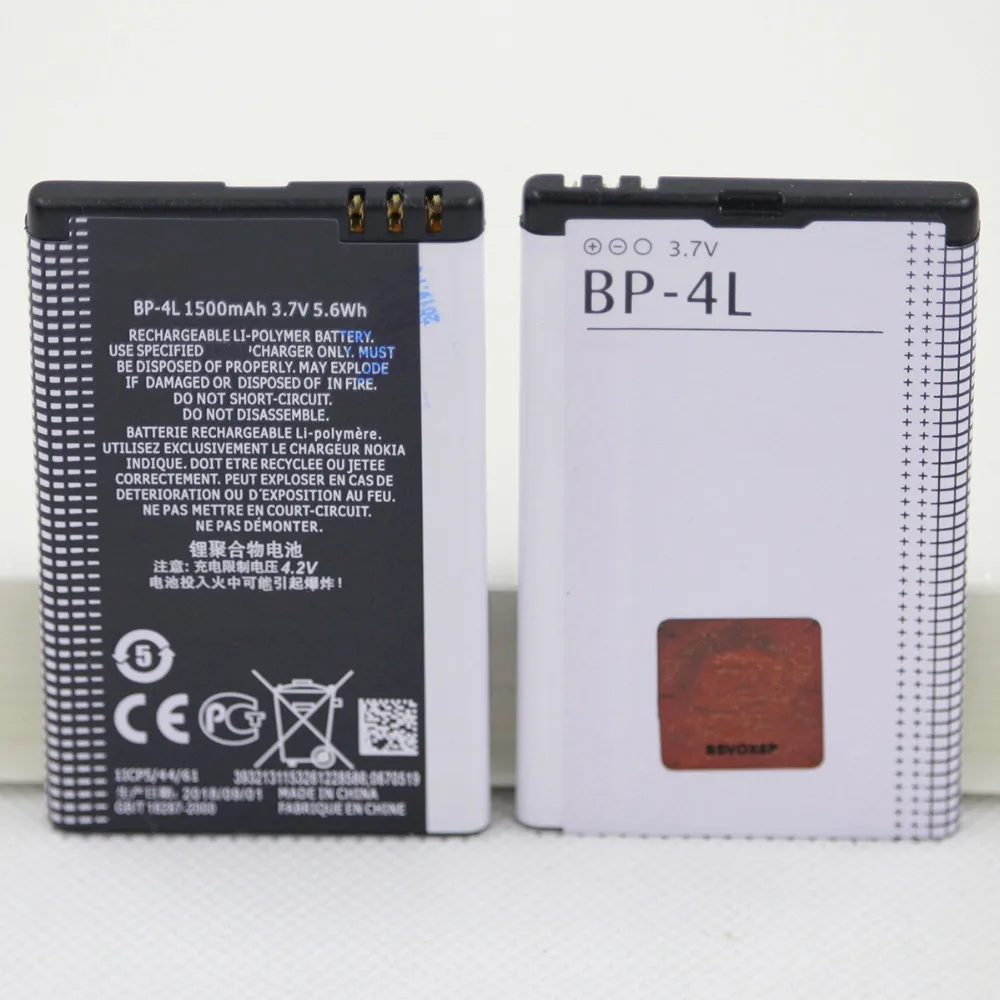 ISUNOO 1500 мАч BP-4L Батарея для Nokia E61i E63 E90 E95 E71 6650 6760 N97 N810 E72 E52 BP4L Замена батареи мобильного телефона