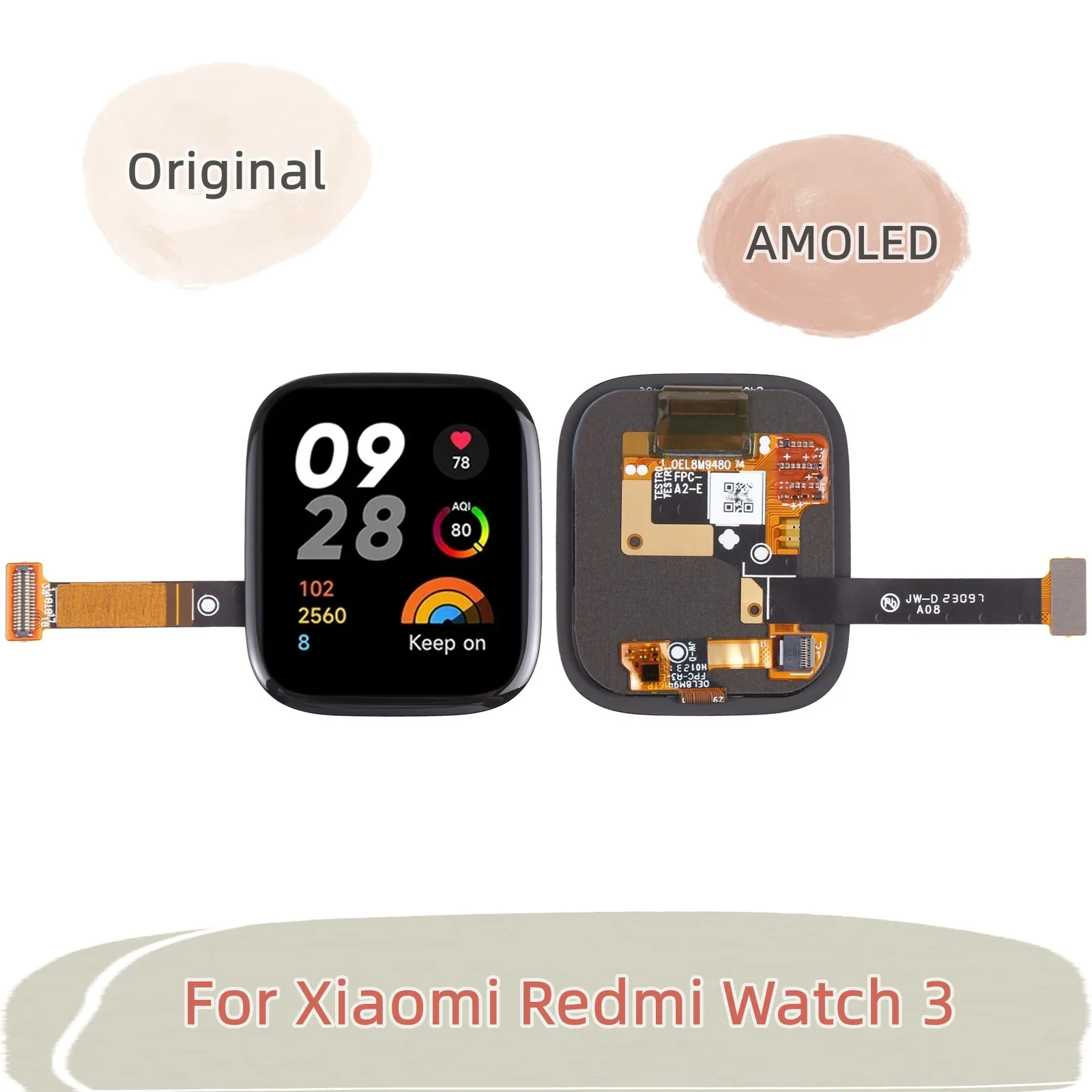 Для Xiaomi Redmi Watch 3 Оригинальный Дигитайзер ЖК-экрана В Полной Сборке Часы Для Ремонта ЖК-экрана Запасная Часть