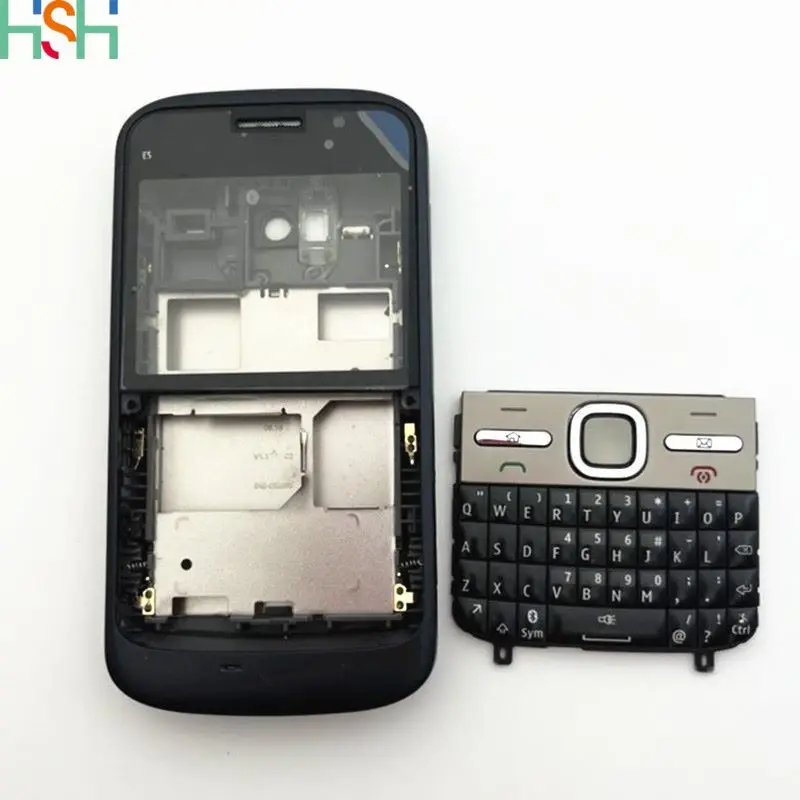 Новая Полная крышка корпуса мобильного телефона для Nokia E5 E5-00 Запасные части для корпуса