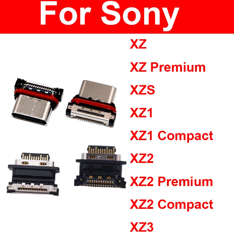 Порт зарядки Micro USB Для Sony XZS XZ Premium XZ1 Compact XZ2 Premium XZ2 Compact XZ3 Запчасти Для Док-станции Зарядного Устройства Mini USB