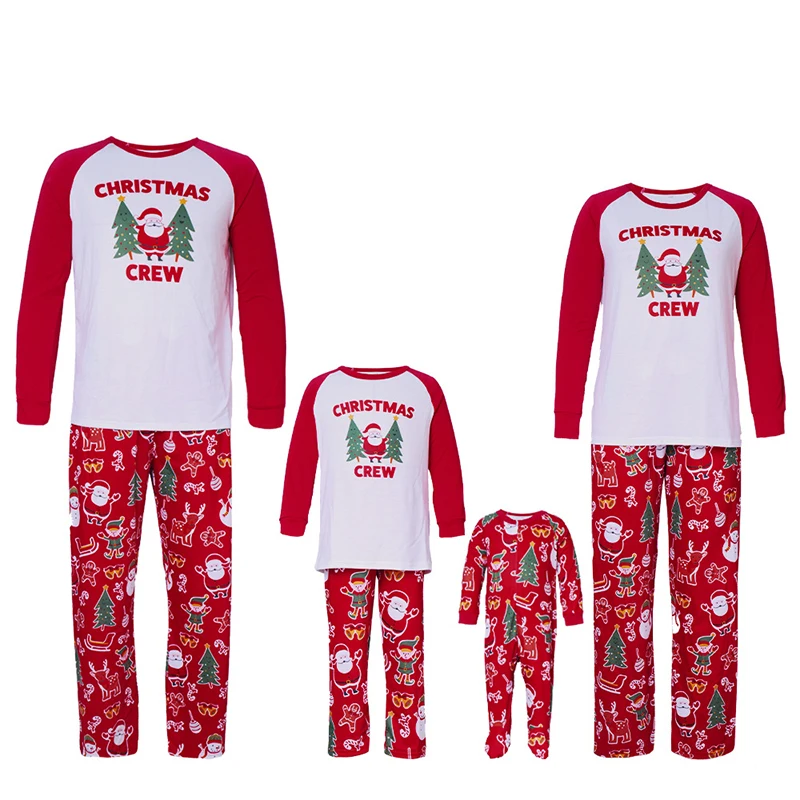 Одинаковые комплекты для рождественской семьи, детские пижамы, пижамы для папы, мамы, дочки и сына, Санта-Клауса, семейная детская одежда
