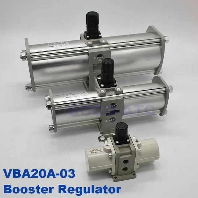 SMC VBA20A-03 Регулятор пневматического усилителя 3/8 Для промышленного Воздушного бака, Аксессуары для комбинированного давления VBA  & 
