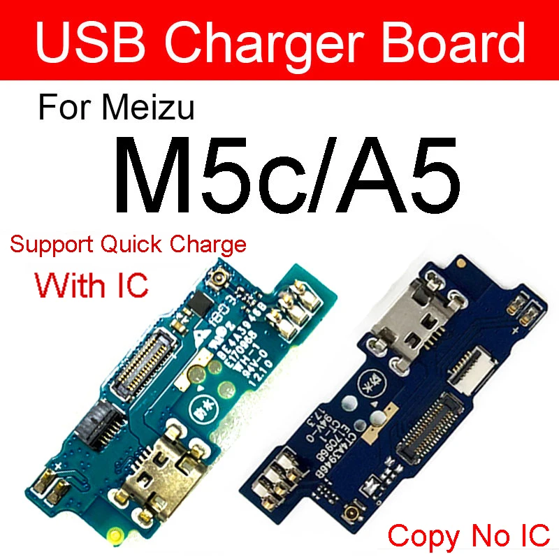 Зарядное Устройство USB Jack Dock Connector Плата Для Meizu Meilan Blue Charm A5 M710H M5c Плата Зарядного Порта Гибкий Кабель Запасные Части