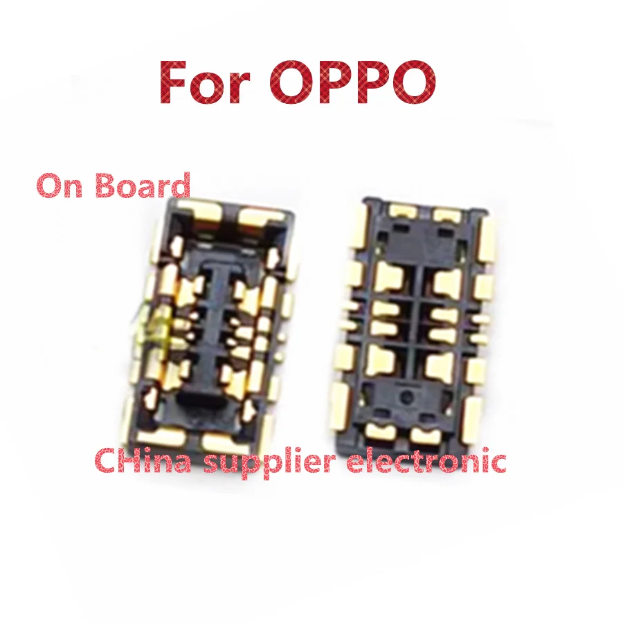 10шт-100шт Для OPPO A32 A52 версии 5G держатель батареи мобильного телефона пряжка для подключения кабеля материнской платы разъем FPC