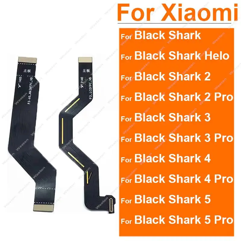 Для Xiaomi Black Shark Blackshark Helo 2 3 4 5 Pro ЖК-дисплей Материнская Плата Гибкий Кабель Материнская Плата Разъем для ЖК-экрана Гибкий кабель