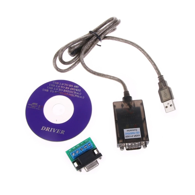 Конвертер устройств с последовательным портом USB на RS485 RS422 DB9 с последовательным портом COM, кабель-адаптер с чипом FTDI, прямая поставка
