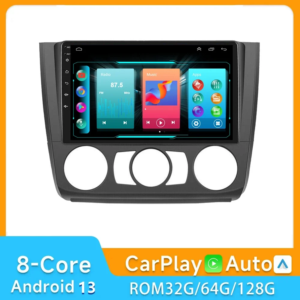 Для BMW 1 Серии E81 E82 E87 E88 В 2004-2012 годах Android Автомобильный Радио Мультимедийный Плеер GPS Навигация IPS Экран беспроводной Carplay