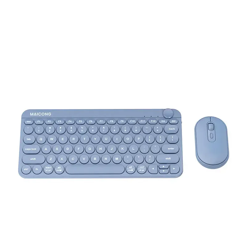 Беспроводная клавиатура 2.4 G с Bluetooth, комбинированная мышь для ноутбука Macbook, планшета iPad PC Gamer, игровой комплект Slient Клавиатура и мышь