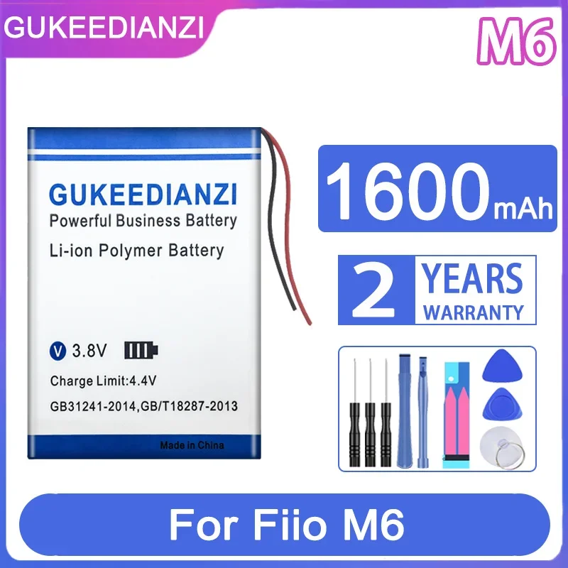 Сменный аккумулятор GUKEEDIANZI M 6 1600mAh для плеера Fiio M6