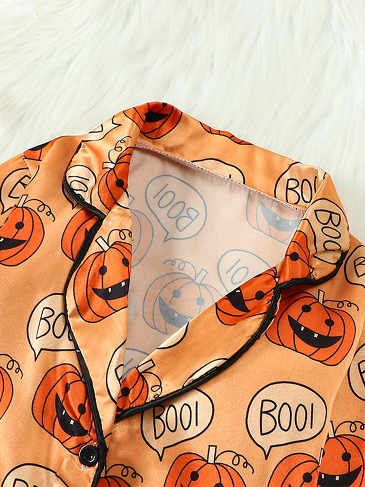 Пижамный комплект Унисекс на Хэллоуин с принтом 