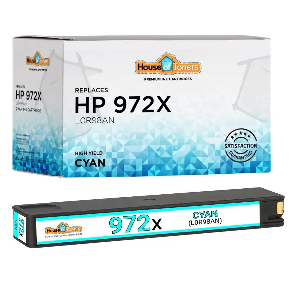 Сменный картридж HP 972X с голубыми чернилами для HP Pagewide Pro 452dn 452dw