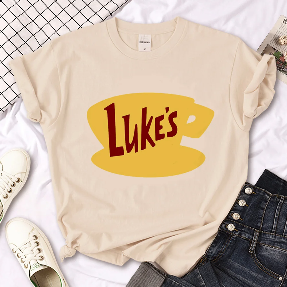 Футболка Gilmore Girls женская манга harajuku забавная футболка для девочек аниме одежда
