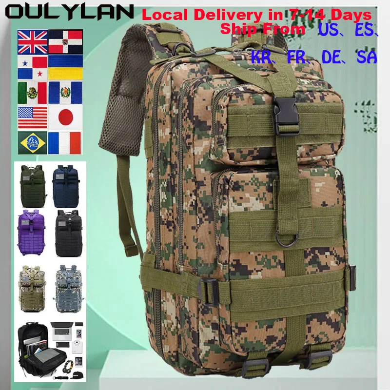 Походная охотничья сумка Oulylan, уличные военные рюкзаки, тактические походные сумки, 30L / 50L 900D, нейлоновый тактический рюкзак, водонепроницаемый