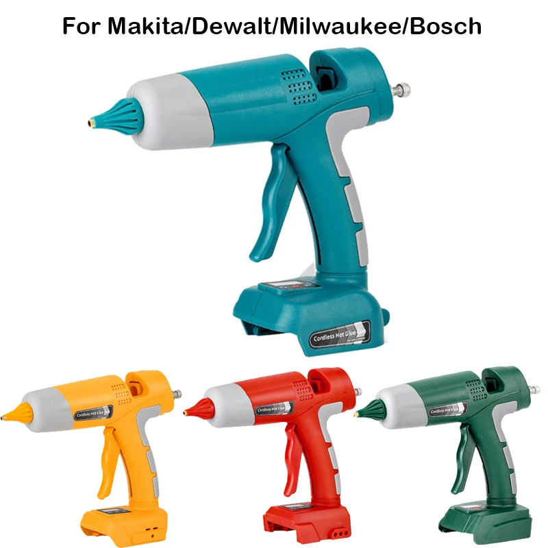 Перезаряжаемый Беспроводной Термоплавкий Клеевой Пистолет С Палочками Stick Home DIY Repair Tool Для Makita/Dewalt/ Milwaukee/Bosch 18V Battery