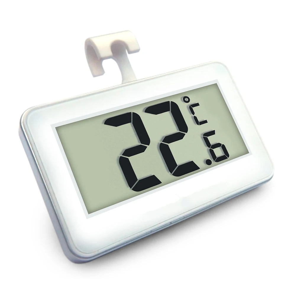 Водонепроницаемый Электронный регулятор температуры с крючком Практичный Домашний Беспроводной Цифровой Подвесной тестер Термометр для холодильника