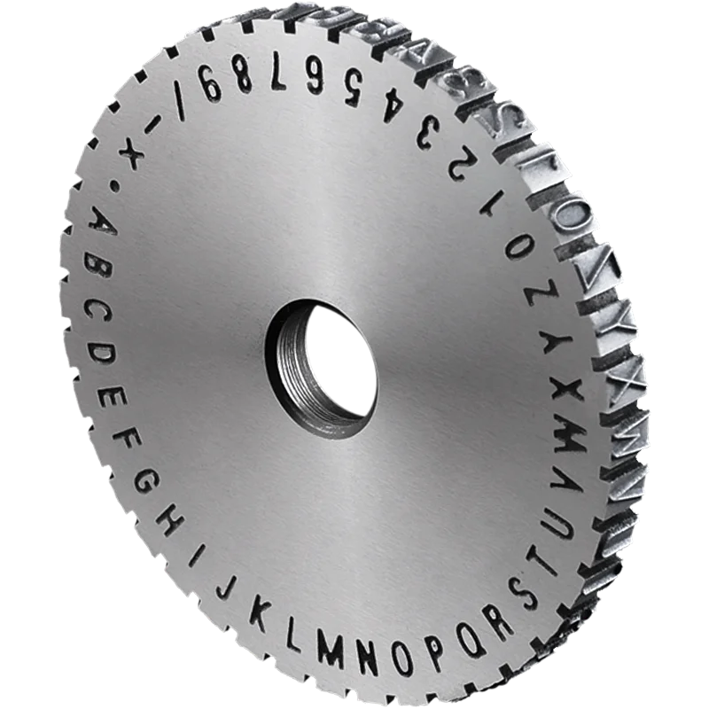 Шестерня колеса шрифта символьной Таблички для Ручной стальной машины для тиснения Embosser 2mm/2.5mm/3mm/4mm/5mm/6mm Металлическая Листовая Пластина