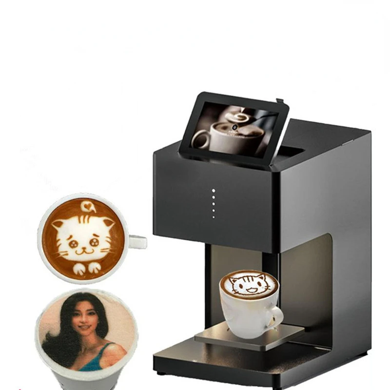Кофейный Принтер Machine Automatic Drinks Food Selfie С Подключением WIFI Для Печати Картриджей Со Съедобными Чернилами