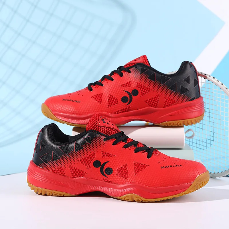 Модный бренд Red Tennis Для мужчин, Высококачественная обувь для бадминтона Для мужчин, Легкие дышащие теннисные туфли, Женские волейбольные кроссовки