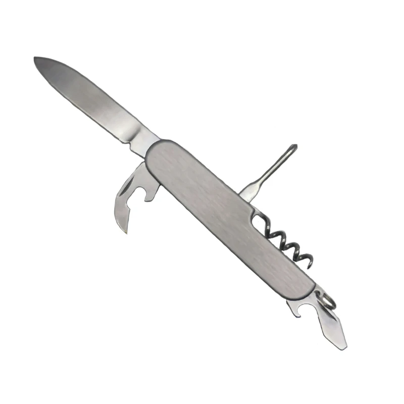 Многофункциональный складной швейцарский карманный нож для выживания на открытом воздухе, инструмент для кемпинга, охотничьи ножи карманного размера из нержавеющей стали