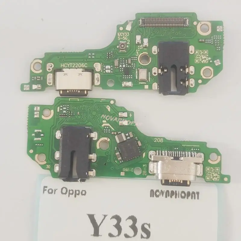 Топ для Vivo Y33S USB-док-станция Зарядное устройство Разъем для наушников Аудиоразъем для микрофона Плата для зарядки микрофона