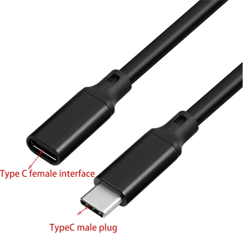 Удлинительный кабель Type-C 4K 60Hz Gen 2 10 Гбит/с для ПК для Macbo