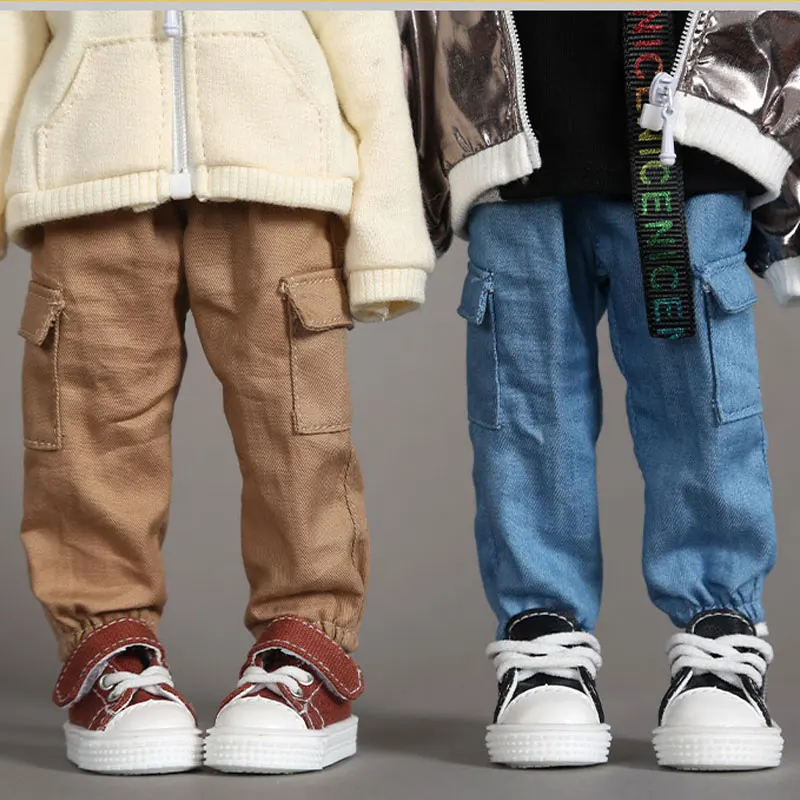 Новая 30-сантиметровая детская одежда BJD, комбинезоны, брюки с карманами, повседневные брюки для yosd, 1 / 6BJD кукольная одежда аксессуары для кукол
