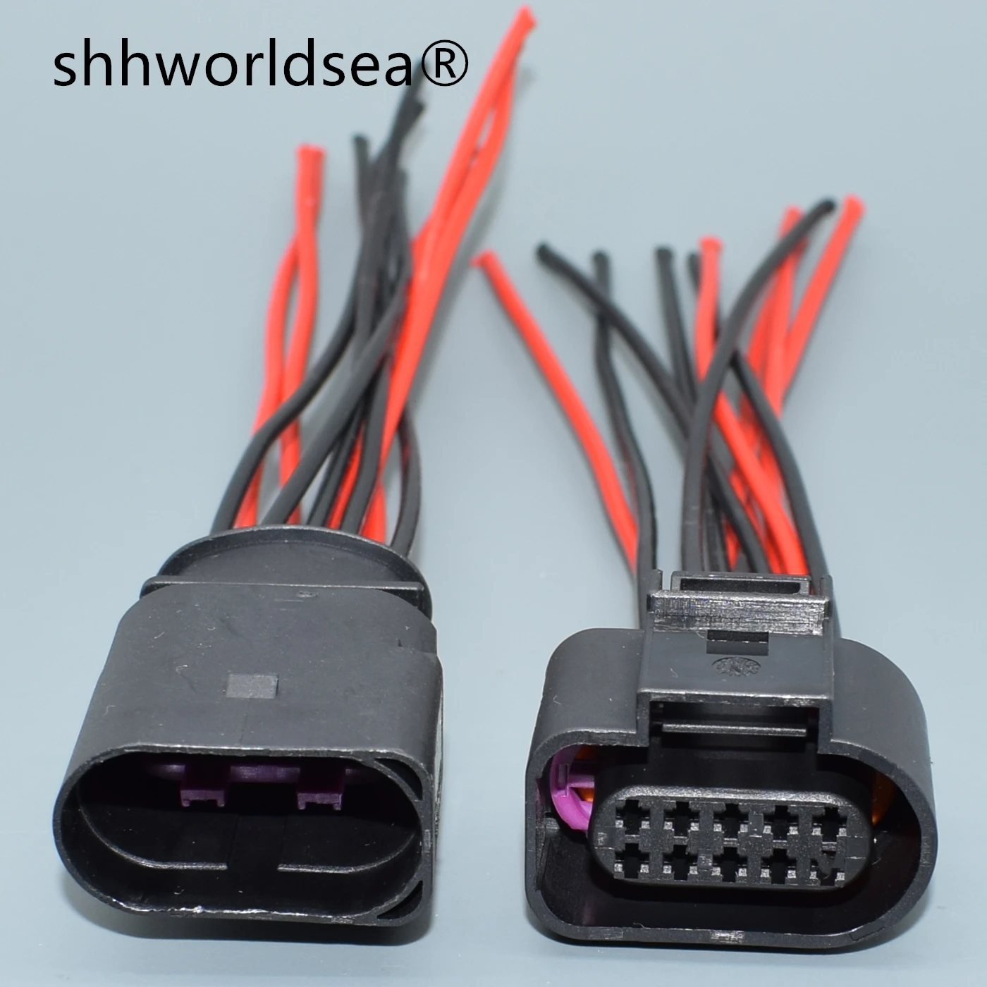 shhworldsea 10-контактный 1,5 мм автомобильный водонепроницаемый разъем автоматическая электрическая вилка 1J0973815 1J0 973 815 1J0973715 1J0 973 715 для vw audi