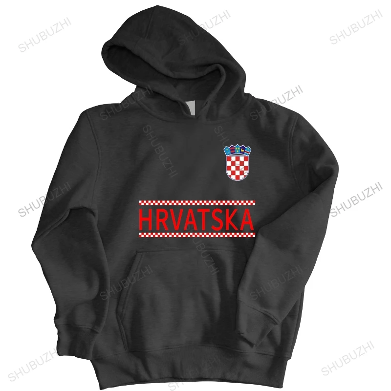 брендовая осенне-весенняя толстовка с капюшоном Croatia Modric 10 Team hoodie - черная тонкая куртка с капюшоном бренда discout