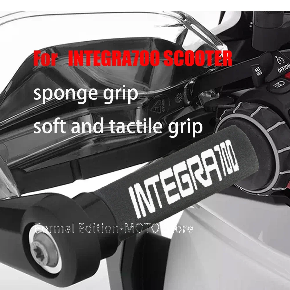 Для скутера INTEGRA700 Губчатая ручка для руля мотоцикла, антивибрационные ручки для аксессуаров для скутера INTEGRA700