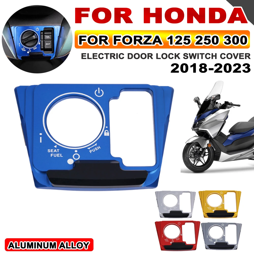 Крышка Переключателя Электрического Дверного Замка Сиденья Мотоцикла для Honda Forza 125 250 300 Forza125 Forza250 Forza300 2018-2023 Аксессуары