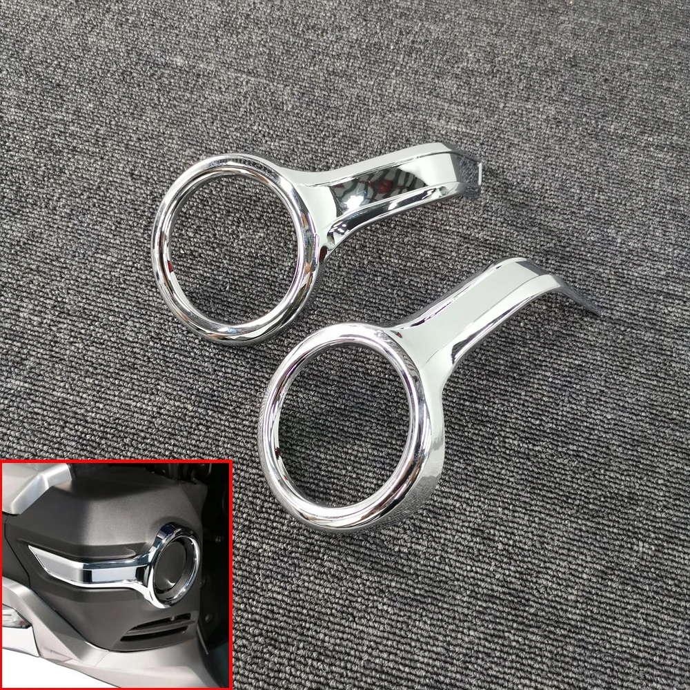 Хромированные кольца для отделки противотуманных фар, чехол для HONDA Goldwing GL1800 2018-2019