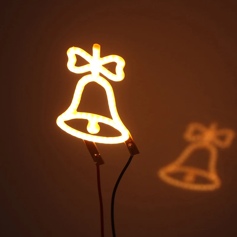 Аксессуары для ламп своими руками 3V LED Edison Гибкий колокол Накаливания Свеча Диод Рождественский свет Украшение праздничной вечеринки Атмосферный свет