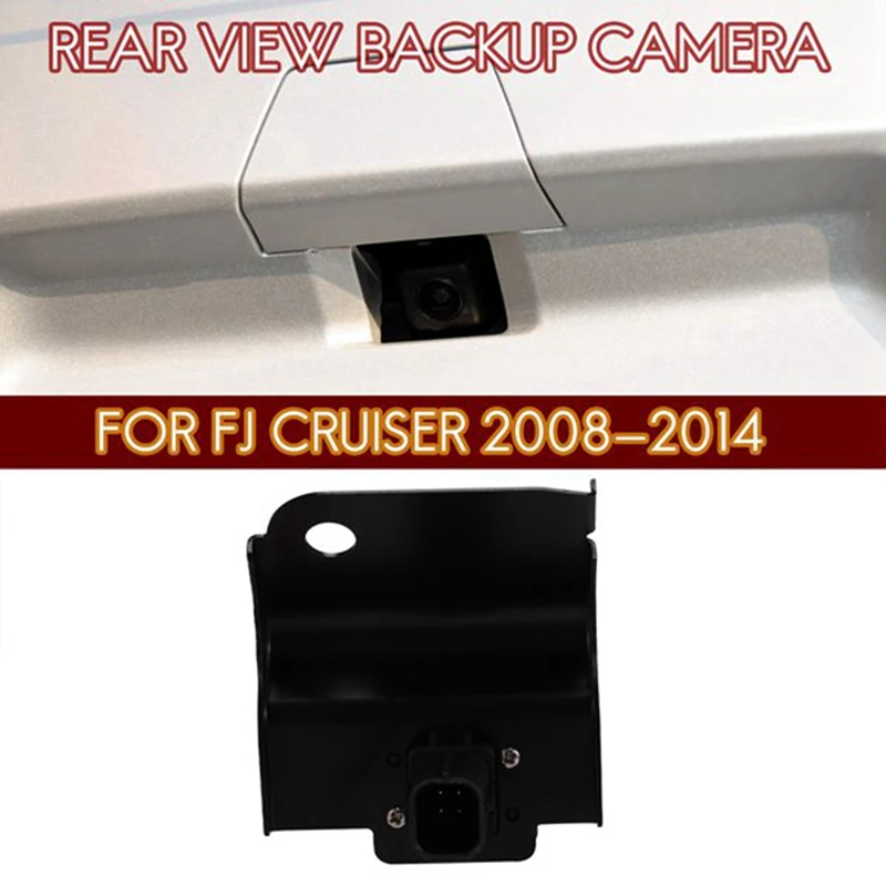 1 ШТ. Камера парковки заднего вида автомобиля, автомобильные Аксессуары черного цвета для Toyota FJ Cruiser (2009-2014)