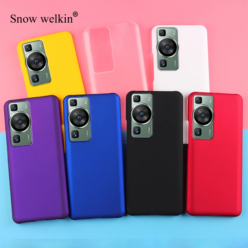 Для Huawei P60 многоцветный роскошный прорезиненный матовый жесткий пластиковый чехол для Huawei P60 Pro, задние чехлы для телефонов
